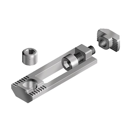 Fath MillingConnector, Alum, Gry, 5.5mm, 19.5mm 099D1045TM0630