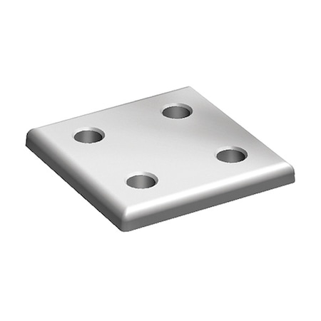 Fath JoiningPlate, Aluminum, Gray, 4mm, 38mm 093VA4040