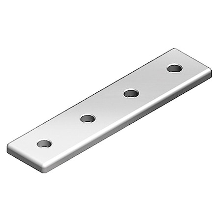 Fath JoiningPlate, Aluminum, Gray, 4mm, 18mm 093VA2080