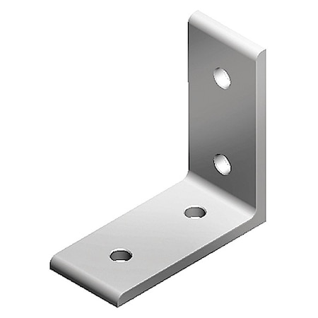 Fath InsideCornerBracket, Alum, Gry, 90mm, 41mm 093WD4590