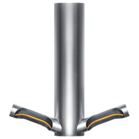 Dyson Automatic Hand Dryer, 12 sec Dry, 79, 100 to 120V, Silver, Brushed HU03