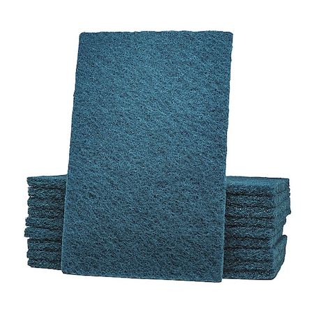 Lps Scouring Pad, 8 7/8 in L, Blue, PK60 59660