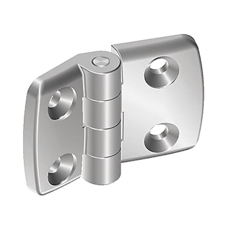 Fath Hinge, Aluminum, Silver, 48 mm, 59 mm 095A3030F