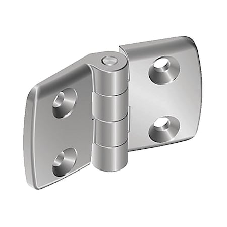 Fath Hinge, Aluminum, Silver, 48 mm, 77 mm 095A4040F