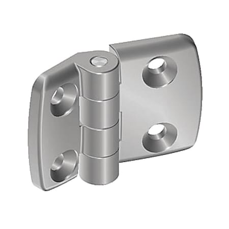 Fath Hinge, Aluminum, Silver, 48 mm, 52 mm 095A2525F