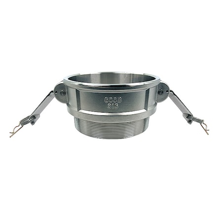 Zoro Select Cam and Groove Coupling, 6", 316 SS PLE136