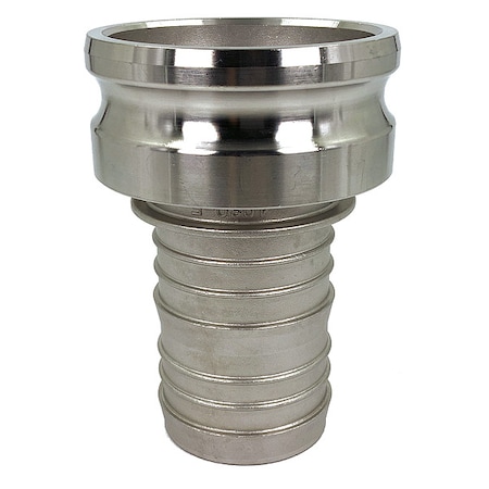 Zoro Select Cam and Groove Adapter, 4", 316 SS PLE111