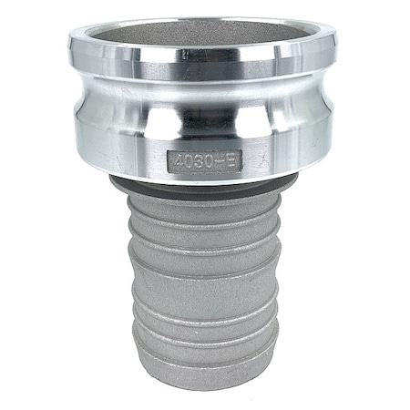 Zoro Select Cam and Groove Adapter, 4", Aluminum PLE28