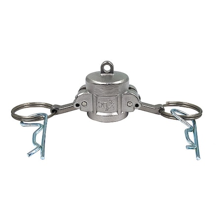 Zoro Select Cam and Groove Adapter, 1/2", 316 SS PLE159