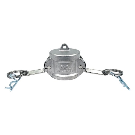 Zoro Select Cam and Groove Adapter, 1-1/4", 316 SS, Coupling Type: Type DC PLE161