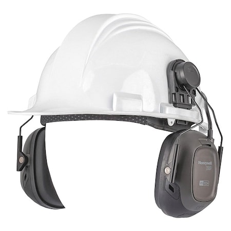 Howard Leight VeriShield Hard Hat Mounted Electronic Ear Muffs, 24 dB NRR, Electrically Insulated 1035153-VS