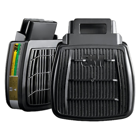 3M Cartridge, D8000, Olive, Push to Connect, 3M(TM) Secure Click(TM) Facepieces D8006