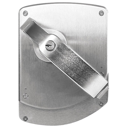 Ampg Lever Lockset, Mechanical, Grade 1 CH-CYL-STO US26D LH