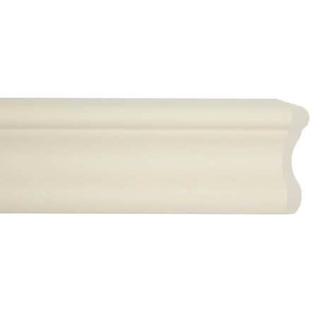 Acrovyn Accent Rail, Eggshell, PETG, 9 1/2 ft L FR251100N