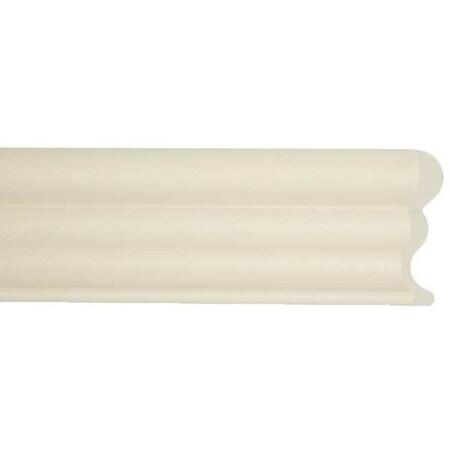 Acrovyn Accent Rail, Eggshell, PETG, 9 1/2 ft L FR252100N
