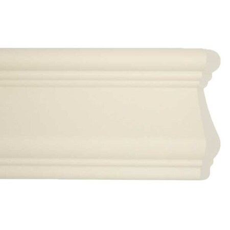 Acrovyn Accent Rail, Eggshell, PETG, 9 1/2 ft L FR451100N