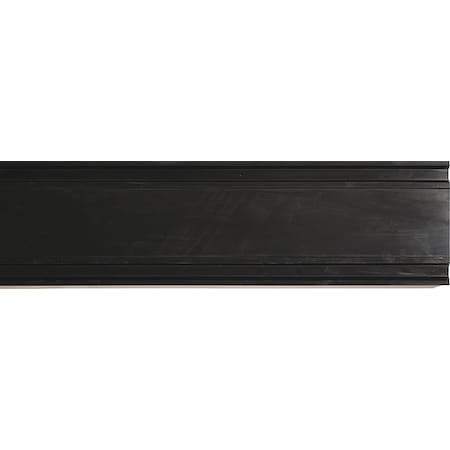 Acrovyn Wall Guard, Black, Rubber, 9 27/32 ft L HB200W30