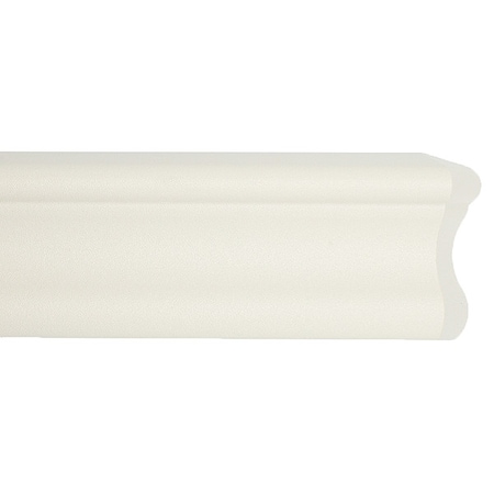 Acrovyn Accent Rail, Mission White, PETG, 9.5 ft L FR251933N