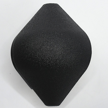 Acrovyn Corner, PETG, Black, 2 in L, 4 in H BG10OS108N