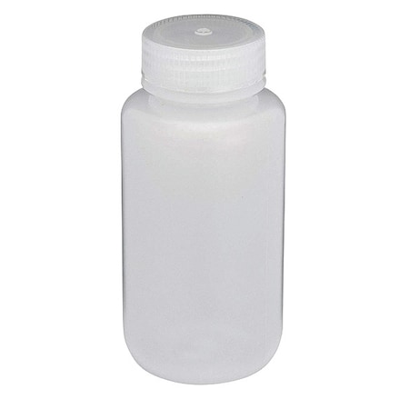 Globe Scientific Bottle, Wide Mouth, Round, LDPE, 250mL, PK12 7020250
