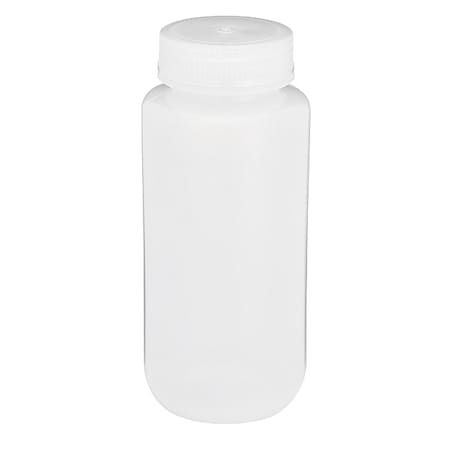 Globe Scientific Bottle, Wide Mouth, Round, LDPE, 5000mL, PK12 7020500