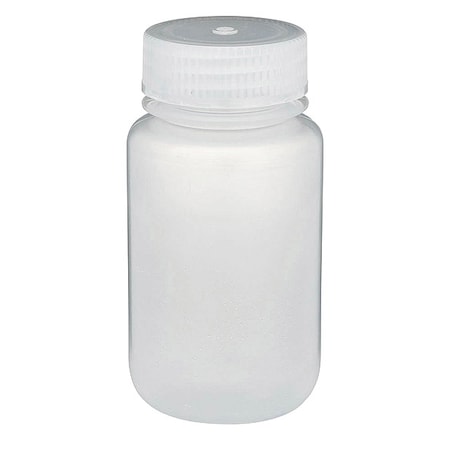 Globe Scientific Bottle, Wide Mouth, Round, PP, 125mL, PK12 7000125
