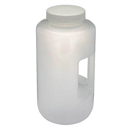 Globe Scientific Bottle, Wide Mouth with Handle, Round, PP, 4L 7154000