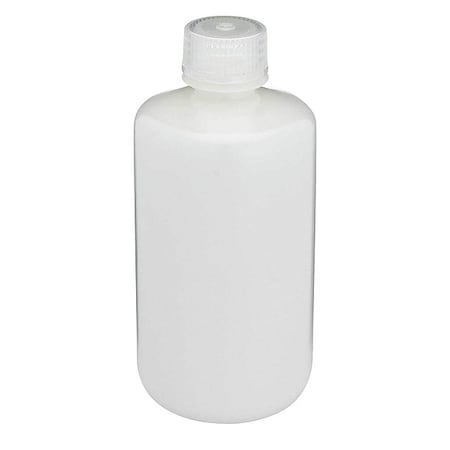 Globe Scientific Bottle, Narrow Mouth, Round, HDPE, 250mL, PK12 7060250