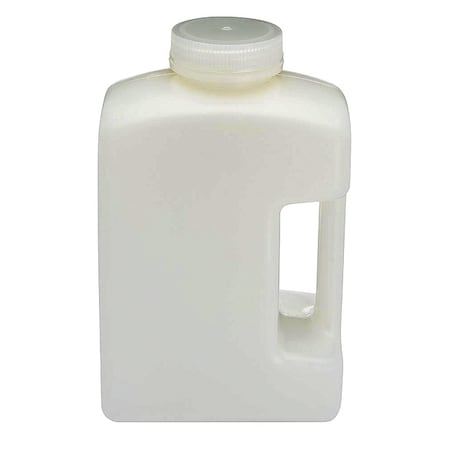 Globe Scientific Bottle, Wide Mouth, Rectangular, HDPE, 2000mL, PK4 7102000