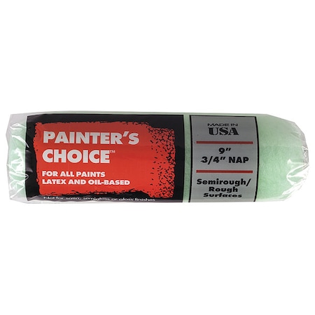 Wooster 9" Paint Roller Cover, 3/4" Nap, Knit Fabric R339