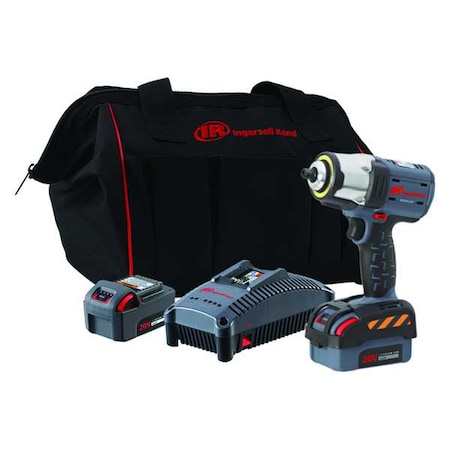 Ingersoll-Rand 20V 1/2" Cordless Impact Wrench Kit, Hazardous Environment W5153P-C1D2-K22