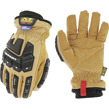 Mechanix Wear Leather Gloves, Cut Level A9 , Uncoated , 10 1 PR LDMP-X95-010