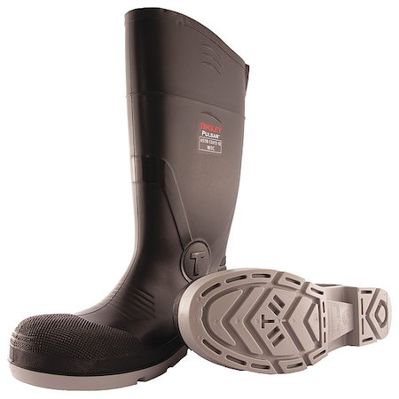 Tingley Men's Pulsar Tall Rubber Boots, Composite Toe, 15 in Height, Black, 7 43251