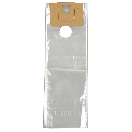 Zoro Select Door Knob Bags, 5-1/2" x 15", 0.65 mil, Clear, Twist Tie, 2000 PK 55NK53