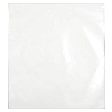 Zoro Select Open Poly Bags, 12" x 18", 1 mil, Clear, Twist Tie, 1000 PK 55NK54