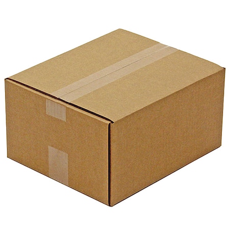 ZORO SELECT Corrugated Boxes, 18" x 14" x 12", Kraft, 25/Bundle 11A767