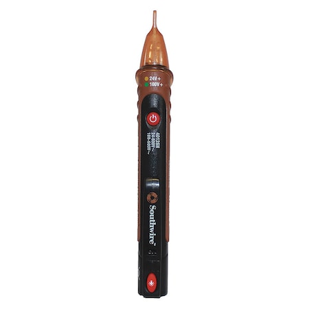 Southwire Voltage Detector, 100 to 600V AC, 24 to 600V AC, 6 13/64 in Length, Audible, Visual Indication 40126N