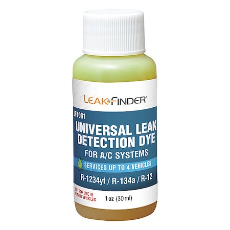 Leakfinder UV Leak Detection Dye, 1 oz. Size LF1001
