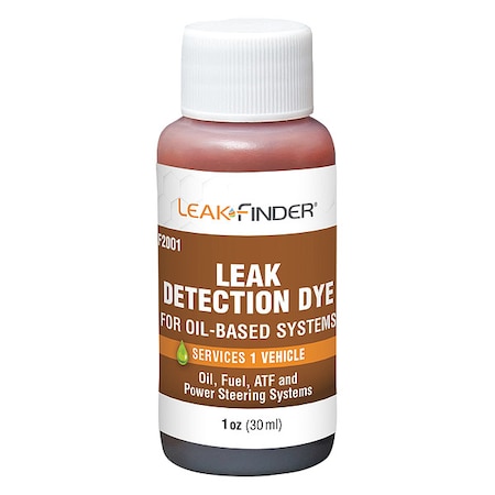 Leakfinder UV Leak Detection Dye, 1 oz. Size LF2001 | Zoro