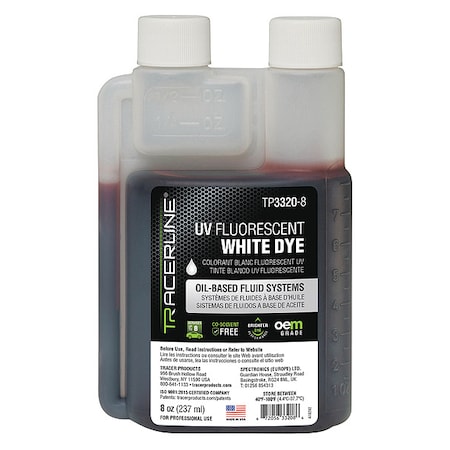 Tracerline UV Leak Detection Dye, 8 oz. Size TP3320-8
