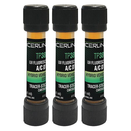 Tracerline UV Leak Detection Dye, 0.03 oz. Size TP3811-P3