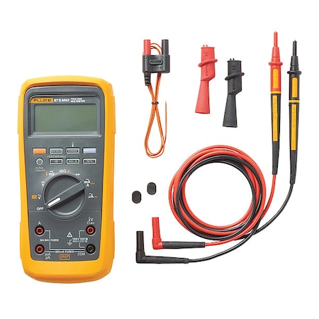 Fluke Industrial True RMS Heavy Duty Multimete, LCD, 10 A FLUKE-87V-MAX