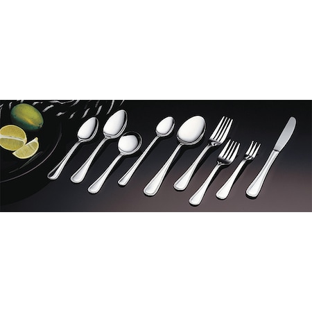 Vollrath Teaspoon, 6 3/8 in L, Silver, PK12 48220