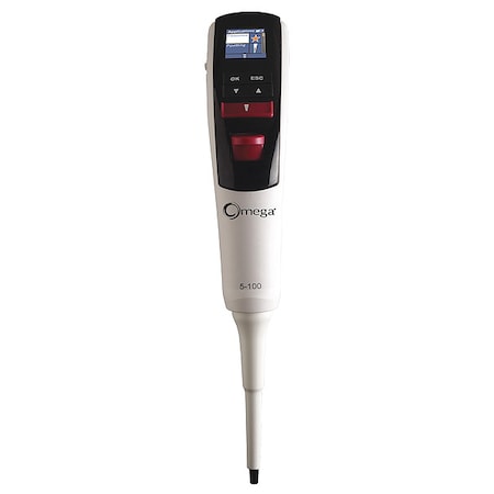 Cole Parmer Electronic Pipette, 5 to 100uL 24501-26