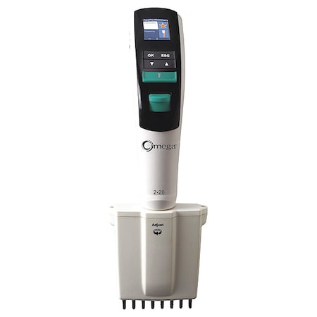 Cole Parmer Electronic Pipette, 8-Channel, 2 to 20uL 24501-31