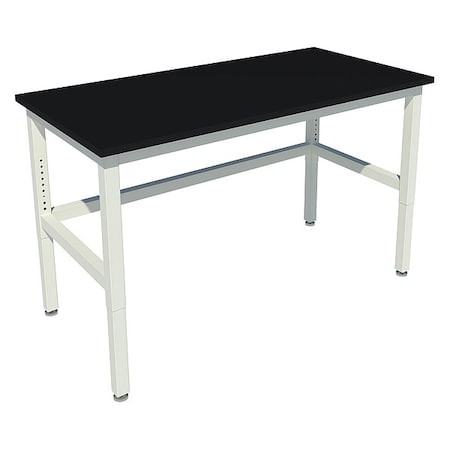 Instock Patriot Work Bench, Steel, Steel Frame, Petal White GRPT6030-LG-2
