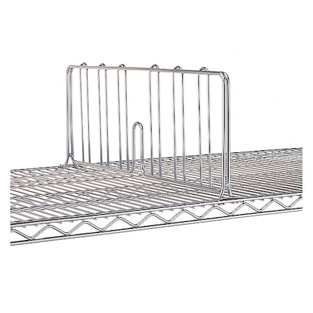 Instock Wire Shelf Dividers, 18inx8inx1in, Steel GRJDD18C
