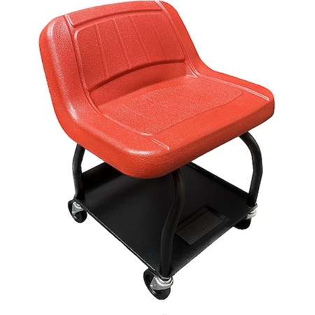 Whiteside Mechanic Seat, Steel, 480 lb. Load Cap. HRSRED