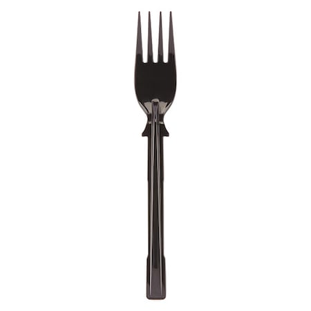 DIXIE Fork, Black, Series T, Dixie , Med, PK960 DUSSPF5