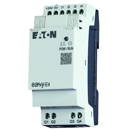 Eaton I/O Module, 4 Inputs, 2 Outputs EASY-E4-DC-6AE1